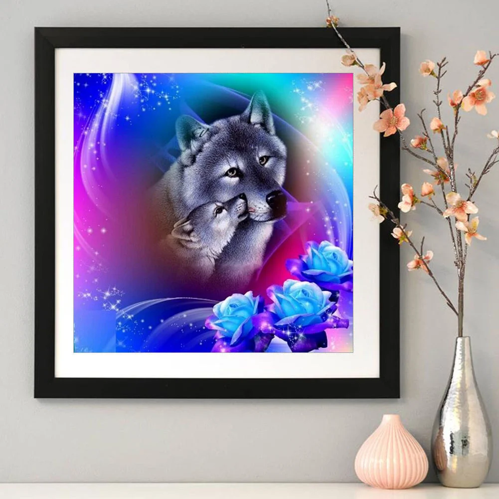 Diamond Painting - Full Round Drill - Wolf(30*30cm)