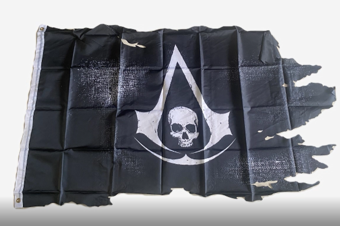 Customized Assassin's Creed Black Flag Flag - MyHiddenBlade