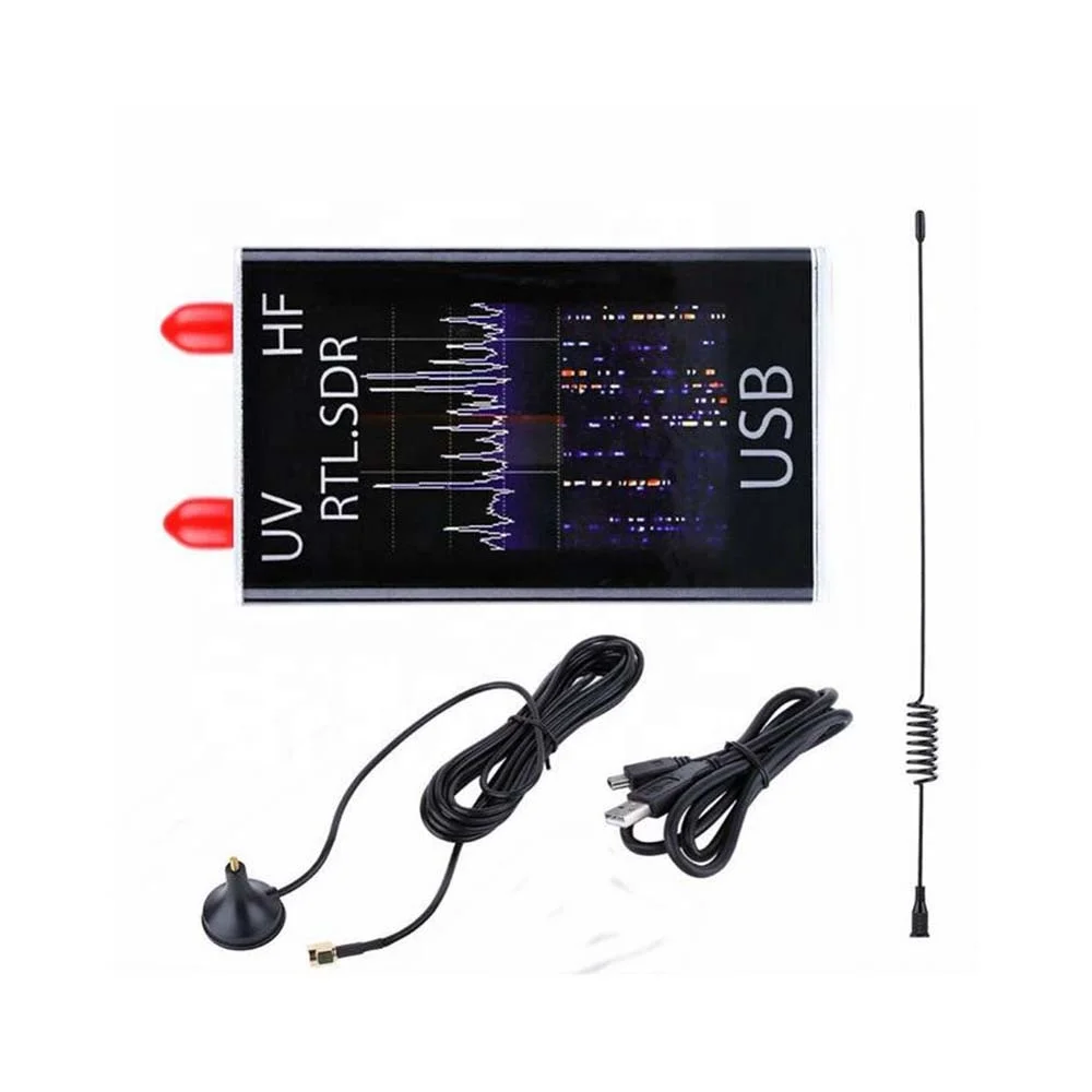 100KHz-1.7GHz SDR HF Radio Receiver Software Radio Full RTL-SDR Receiver SW UHF VHF Broadband SDR Receiver Kit