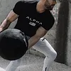 ALPHA FLAG ATHLETI-FIT T-shirt-black by Inlyline