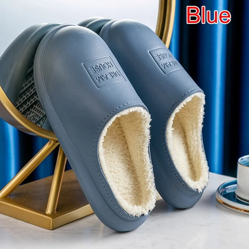 Women Slippers 2021 Waterproof Non-Slip Warm Flats Plush Home Shoes Women's Autumn Shoes Comfor Slip-On Indoor Women's Shoes