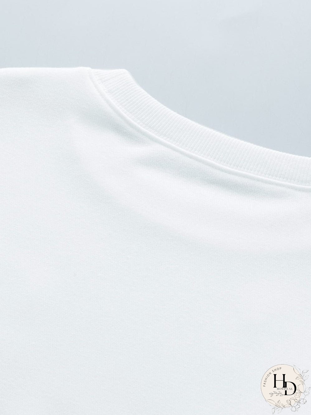 White Carnival Sparkle Graphic Crew Neck Sweatshirt