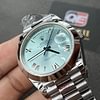 Rolex Day-Date m228206-0044 White gold Ice Blue Dial (Roman Numerals) Smooth Bezel President bracelet (40mm) Super Clone