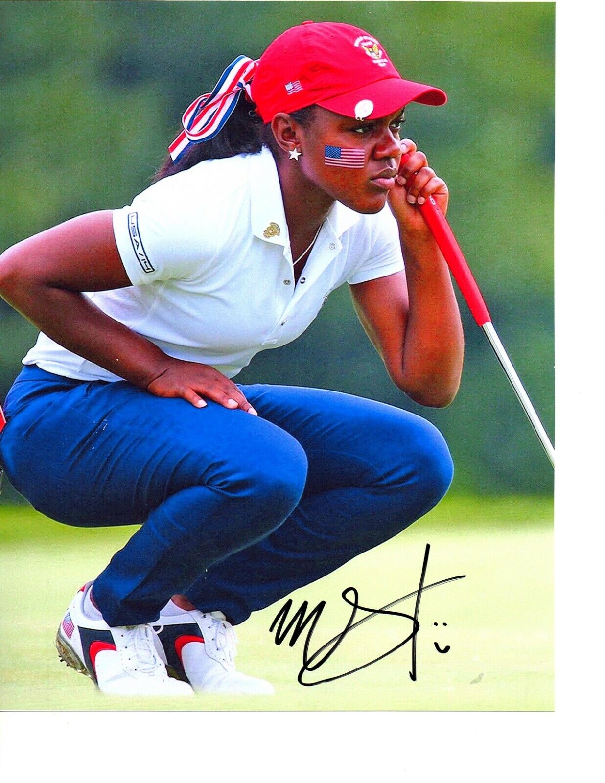 Mariah Stackhouse LPGA star hand signed autographed 8x10 golf Photo Poster painting coa