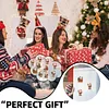 10PCS DIY Pearl Diamond Painting Christmas Fridge Magnets, Sparkling Rhinestone Refrigerator Magnet Craft Kit for Home Decor & Gifts