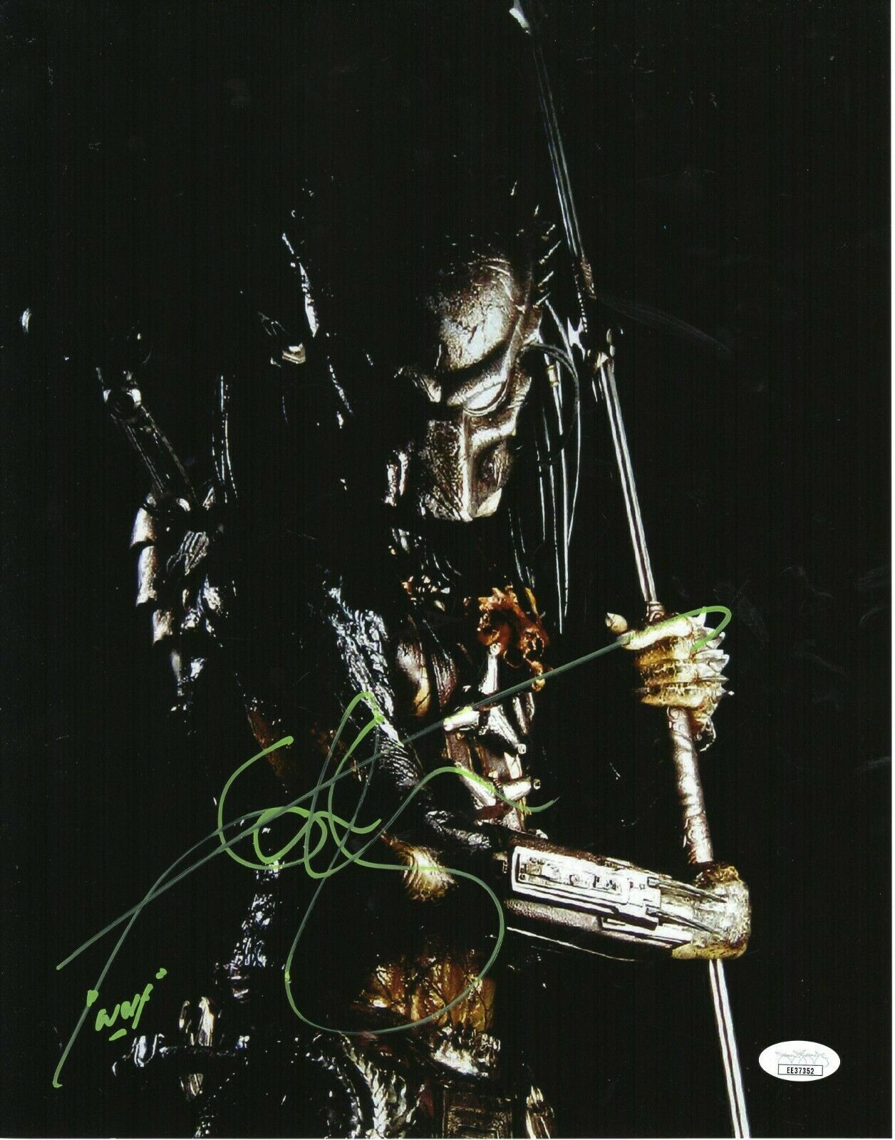 Ian Whyte Autograph 11x14 Photo Poster painting Alien Vs Predator Signed JSA COA