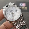 Rolex DateJust 36mm m126234-0025 Stainless Steel on Jubilee with White Dial (Roman Numerals) Super clone