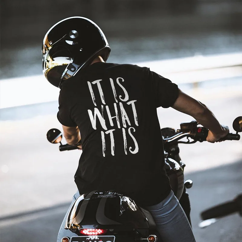 UPRANDY It Is What It Is Printed Men's Vintage T-shirts -  UPRANDY