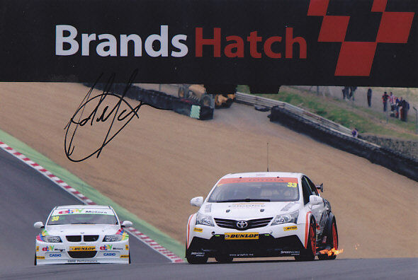 Adam Morgan Hand Signed 2012 BTCC Photo Poster painting 6x4 1.