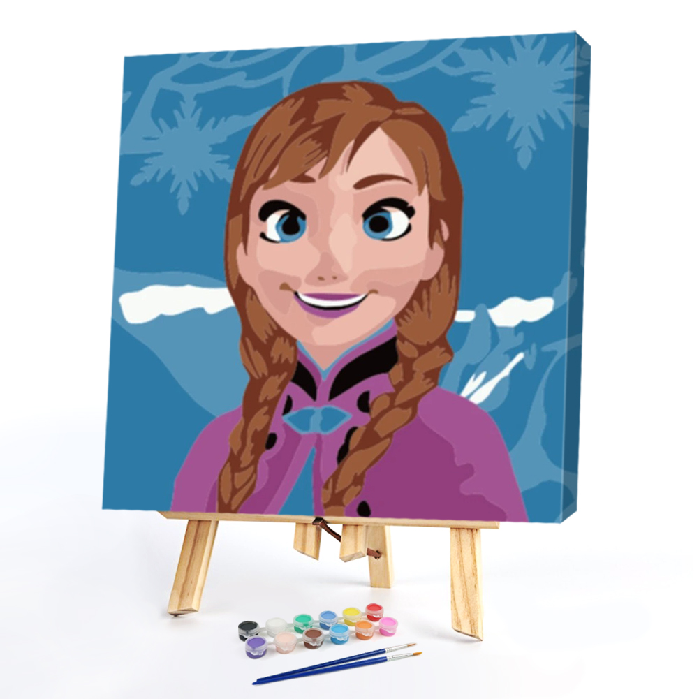 

20*20CM - Paint By Numbers - Cartoon Princess, 501 Original