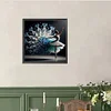 (40*40cm)Peacock Skirt Girl - Full Round Drill Diamond Painting