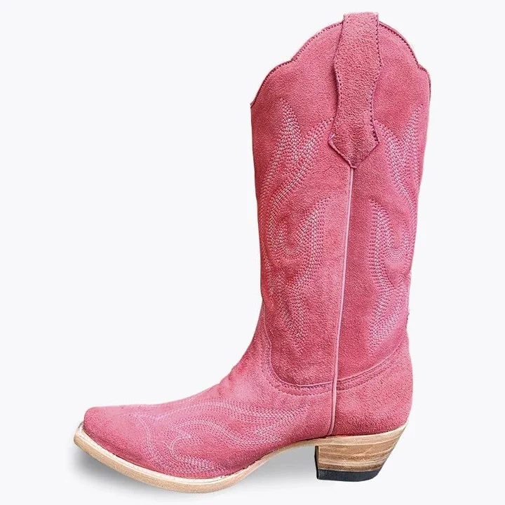 Women Mid-calf Suede Boots
