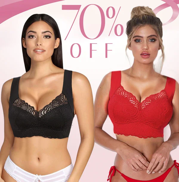 Ultimate Lift Stretch Full-Figure Seamless Lace Cut-Out Bra