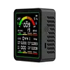 9 In 1 Multifunctional Air Quality Detector Carbon Dioxide Airs Tester Gas Detector LCD Screen Temperature/Humidity Tester Noise/CO2/TVOC/AQI/C6H6/HCHO/CO Detect