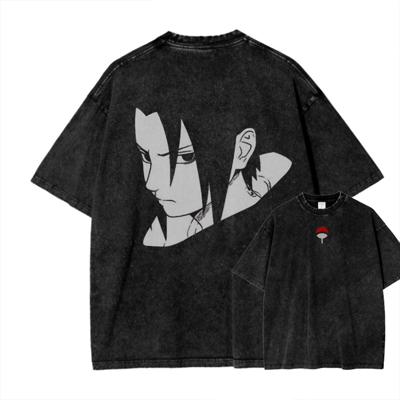 Naruto Anime Oversize Washed T-Shirt