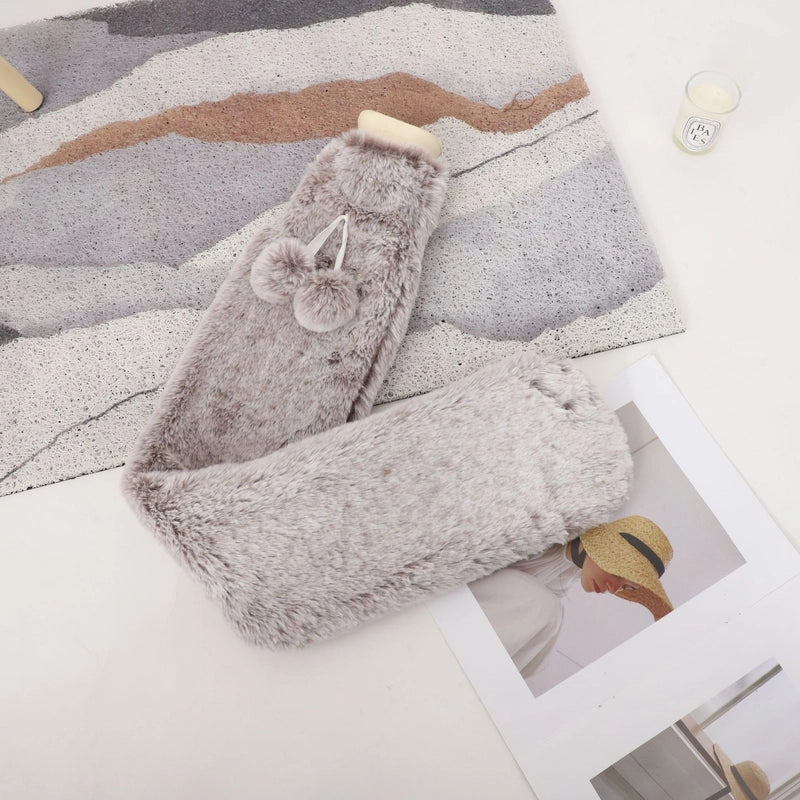 Hot Water Bag Spot BS Cartoon Warm Water Bag UK Christmas Plush Hand Warmer Long Water Filling Hot Water Bag