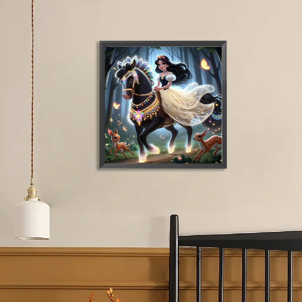 Diamond Painting - Full Round Drill - Princess Snow White(Canvas|40*40cm)
