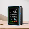 5-in-1 Indoor Air Quality Monitor USB Charging CO2 Detector with Temperature Humidity TVOC Display for Home Office Classroom Safety Monitoring