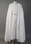 The Lord Of The Rings Gandalf Costume White Robe Cape