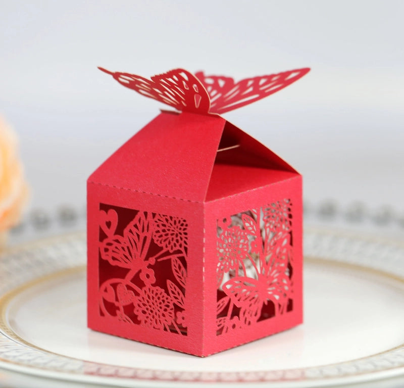 Valentine’S Day Solid Color Butterfly Paper Wedding Party Date Gift Wrapping Supplies Gift Wrapping Supplies 1 Piece