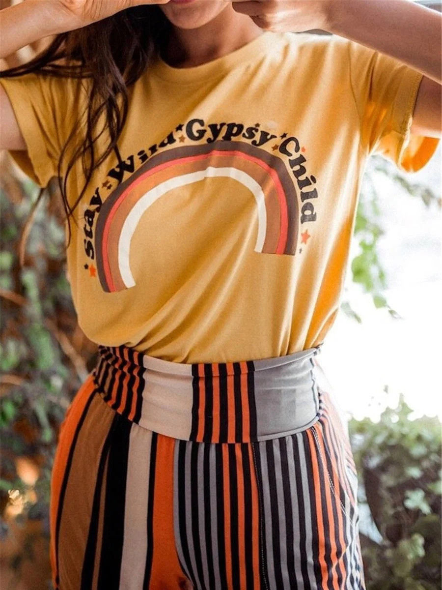 Rainbow Printed T-shirt