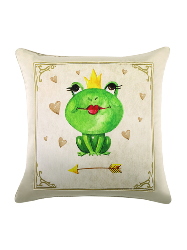 19 MOMME Housse de coussin en soie Grenouille 1