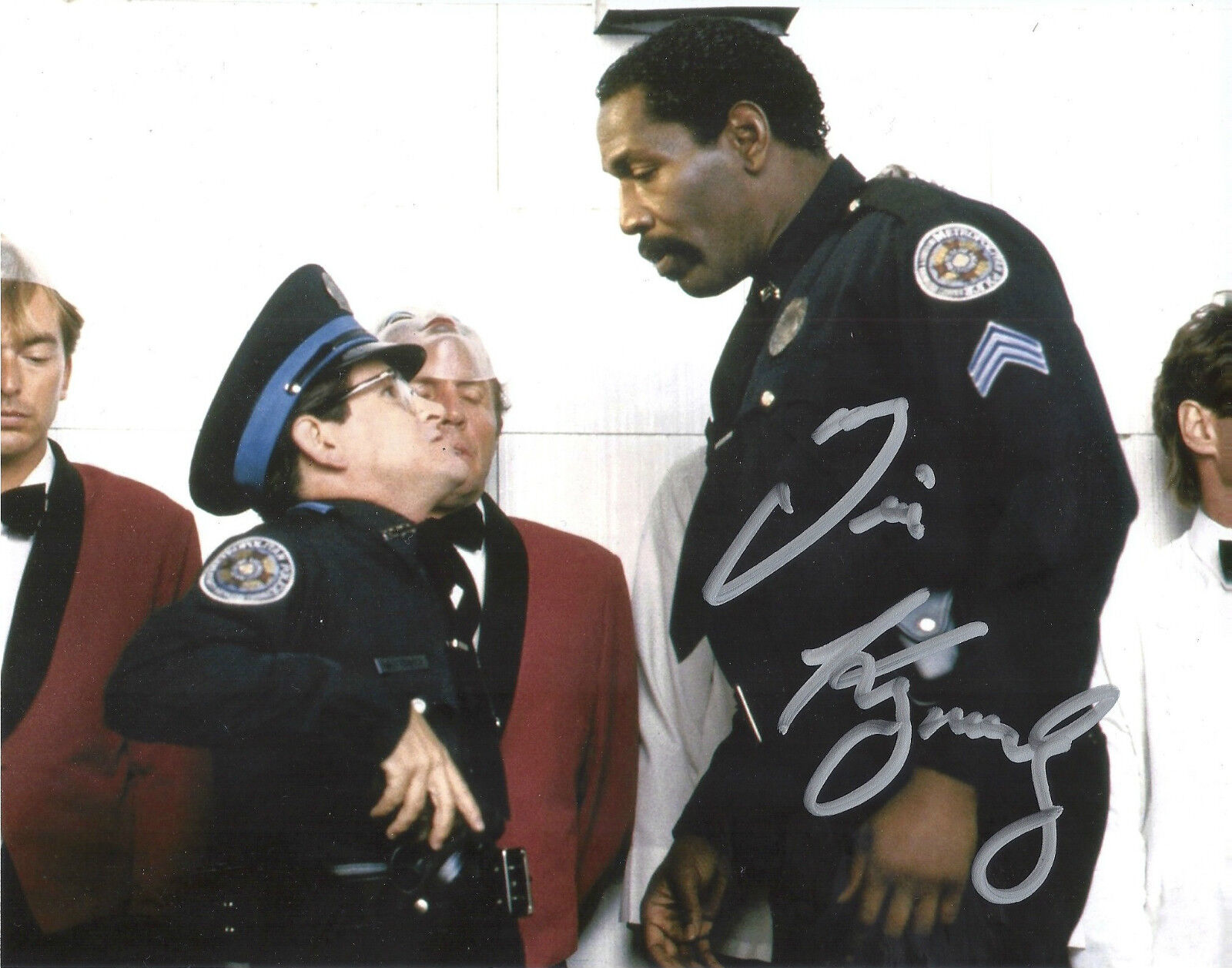 TIM KAZURINSKY 'POLICE ACADEMY' SWEETCHUCK SIGNED 8X10 PICTURE *COA 1