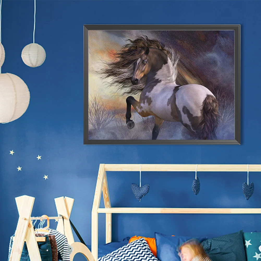 Diamond Painting - Full Round Drill - Horse(Canvas|40*30cm)