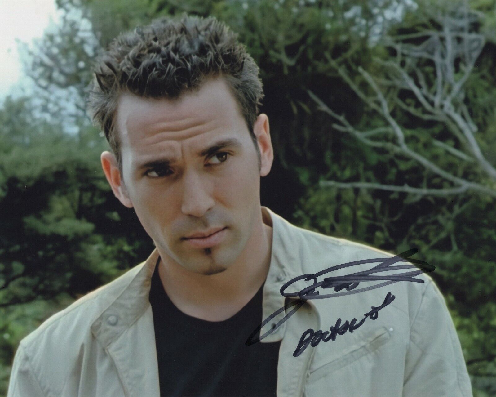 JASON DAVID FRANK SIGNED GREEN POWER RANGERS 8X10 Photo Poster painting DR. OLIVER