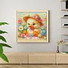 Yellow Duck-14CT Stamped Cross Stitch Egyptian Cotton 60*60cm/23.62*23.62in(Big Size)