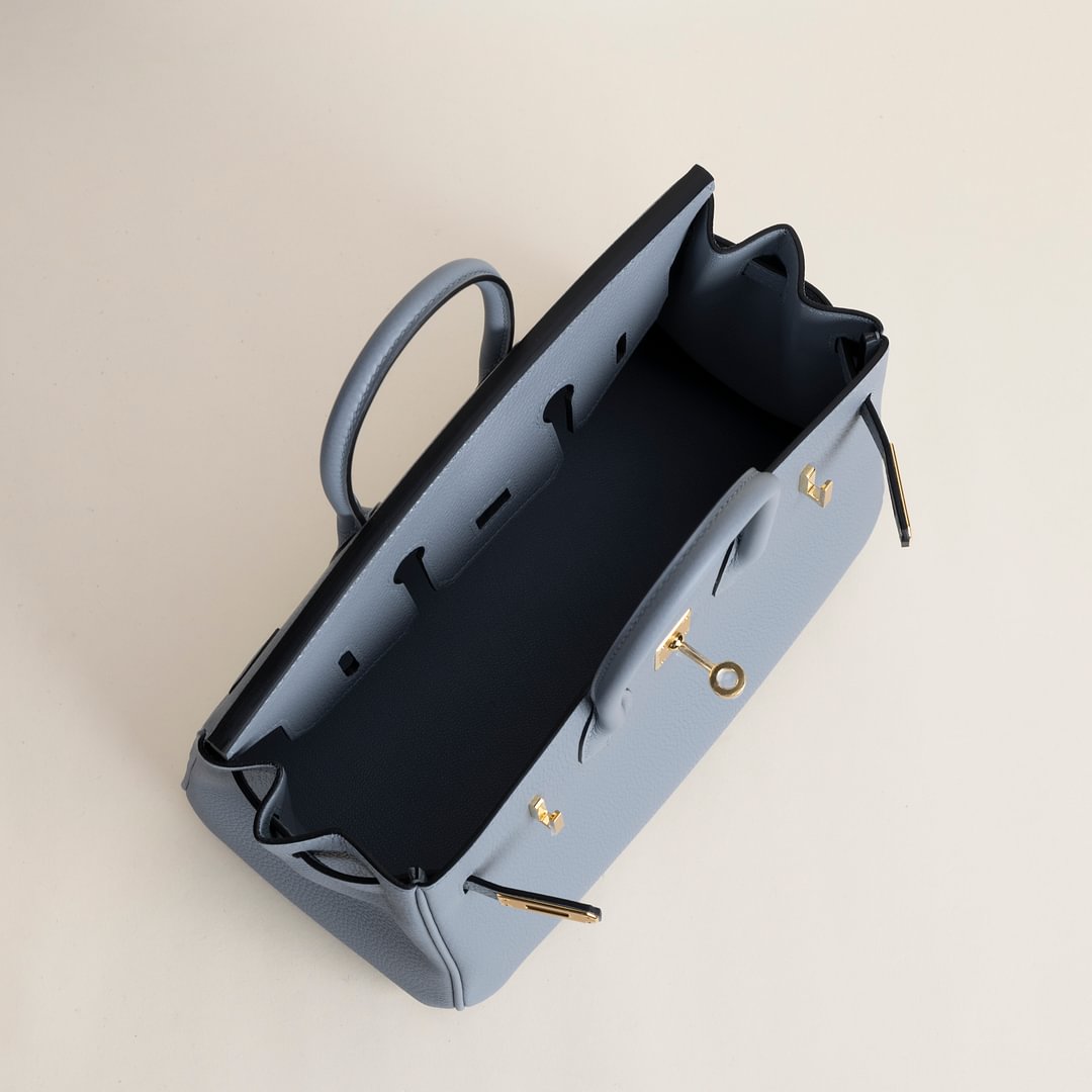 Birkin 25cm Togo J7 Blue Lin GHW