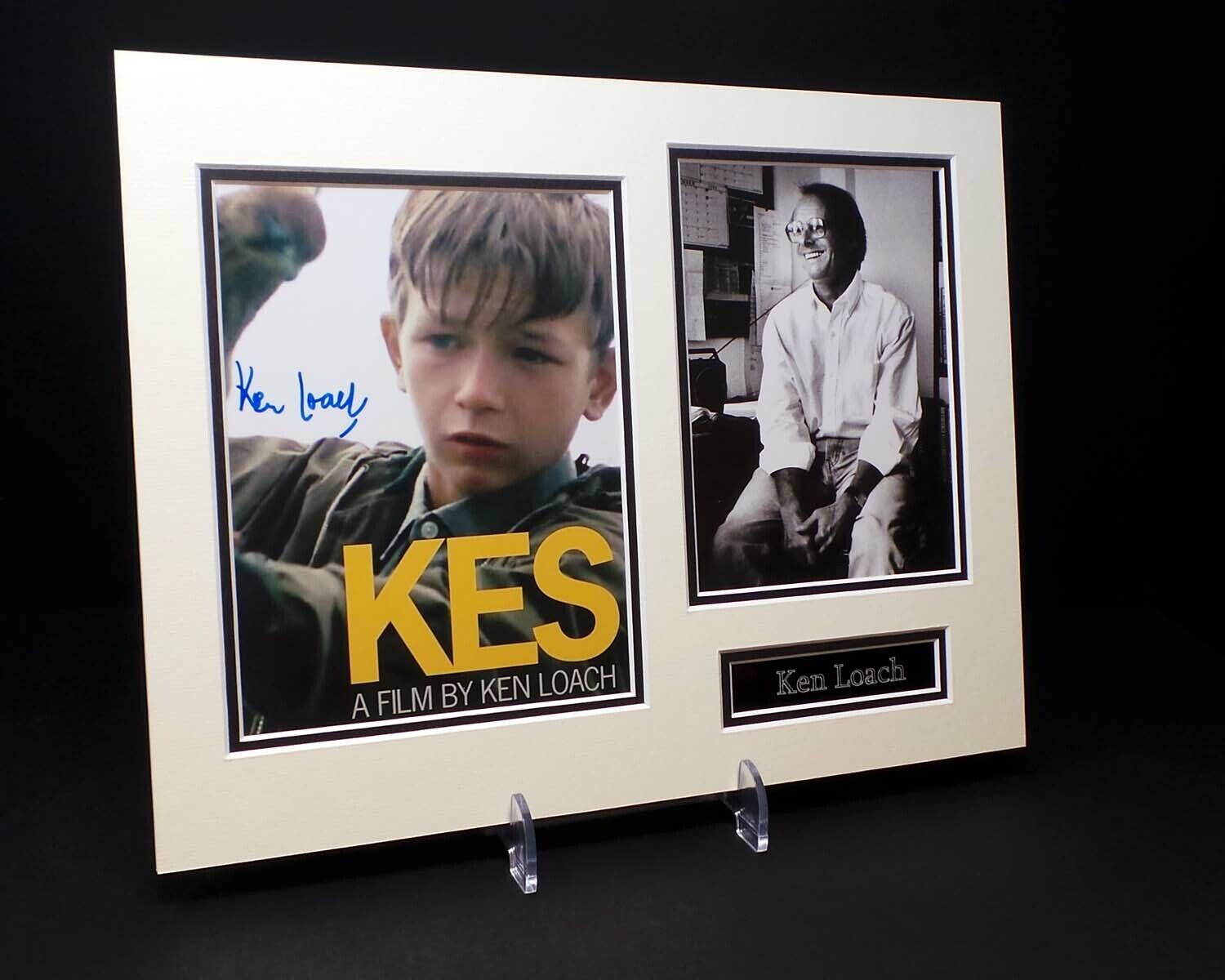 Ken LOACH Signed Mounted Photo Poster painting Display 3 AFTAL RD COA Kes Billy Casper Director