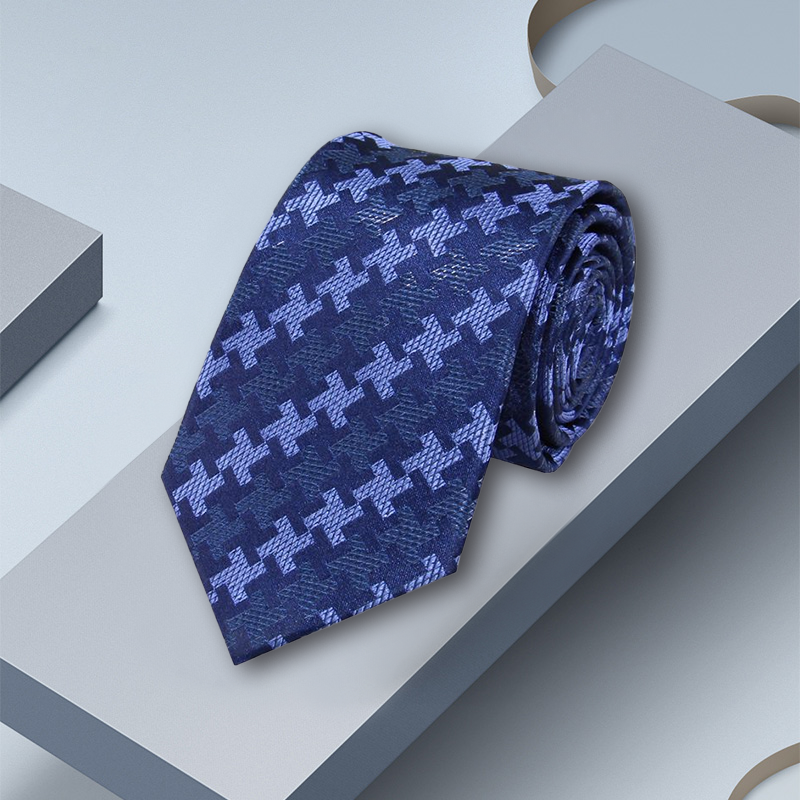 Cravate en soie à la mode pour hommes de 8 cm- SOIE PLUS