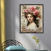>SALE<Lady Printed Cross Stitch Kit 40x50cm DIY 11CT Thread Art Needlework Home Decor