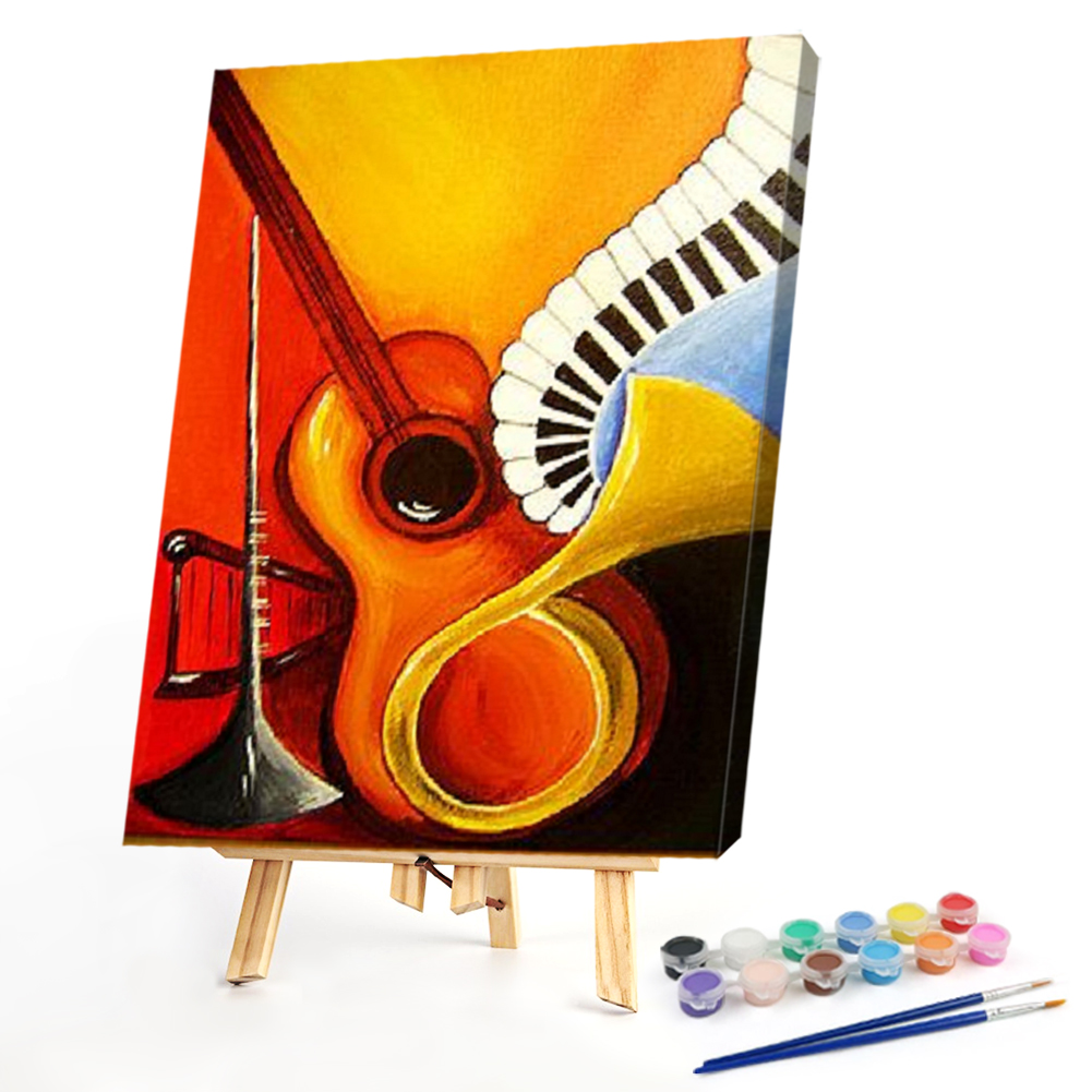

40*50CM - Paint By Numbers - Music Instrument, 501 Original