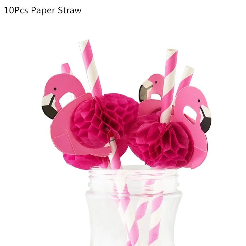 Hawaii Party Luau Flamingo Party Decorations Pineapple Summer Tropical Party Supplies Hawaiian Birthday Party Decor Wedding