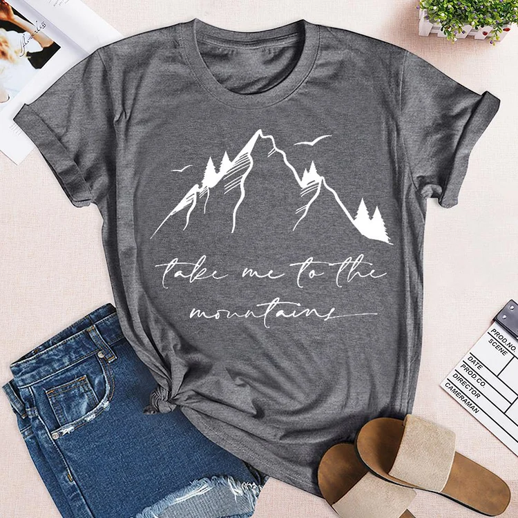 Hiking Tee, Travel Gift, Forest Shirts, Camping T-shirt Tee - 02159-Annaletters