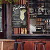 Alcool - Panneaux en &eacute;tain m&eacute;tallique(20*30cm/30*40cm)