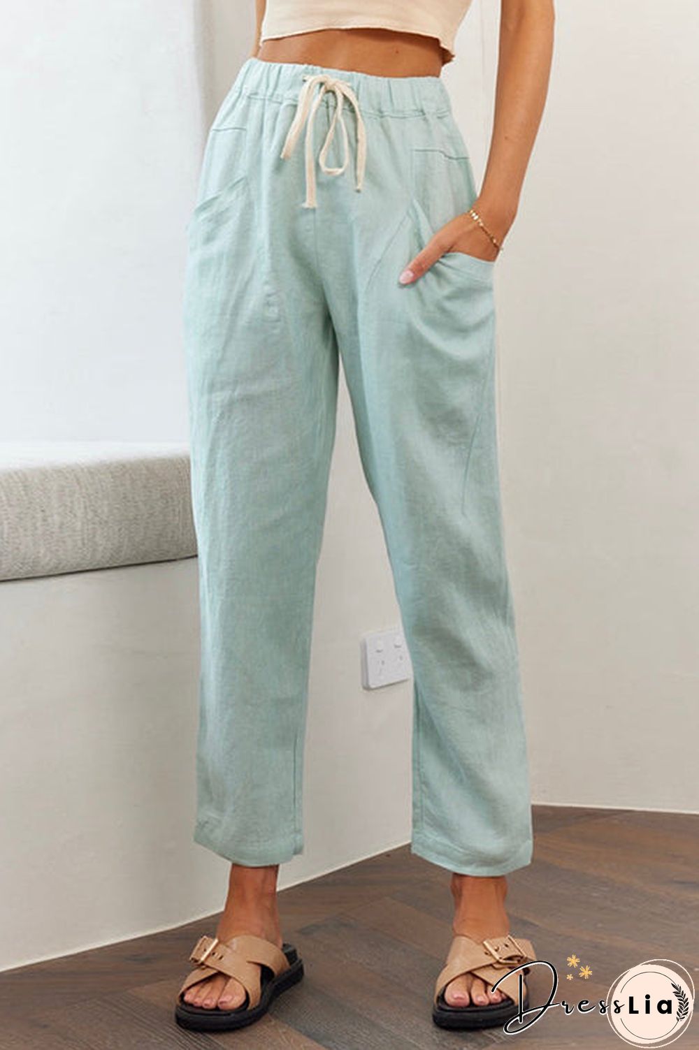 Relaxed Drawstring Pants