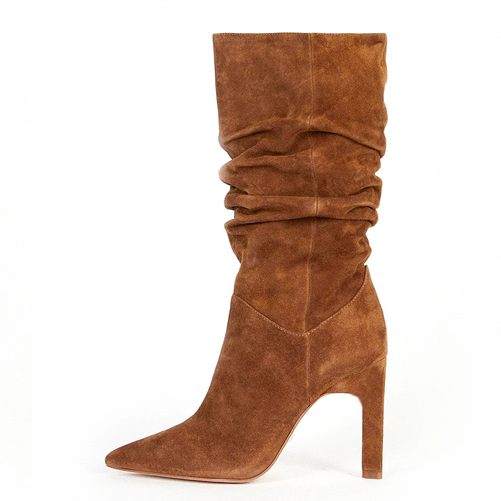 Brown Boots Fall Autumn Knee High  Boots
