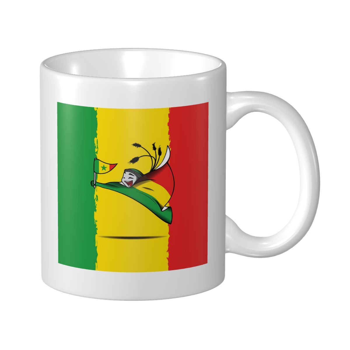 Senegal World Cup 2022 Mascot Ceramic Mug