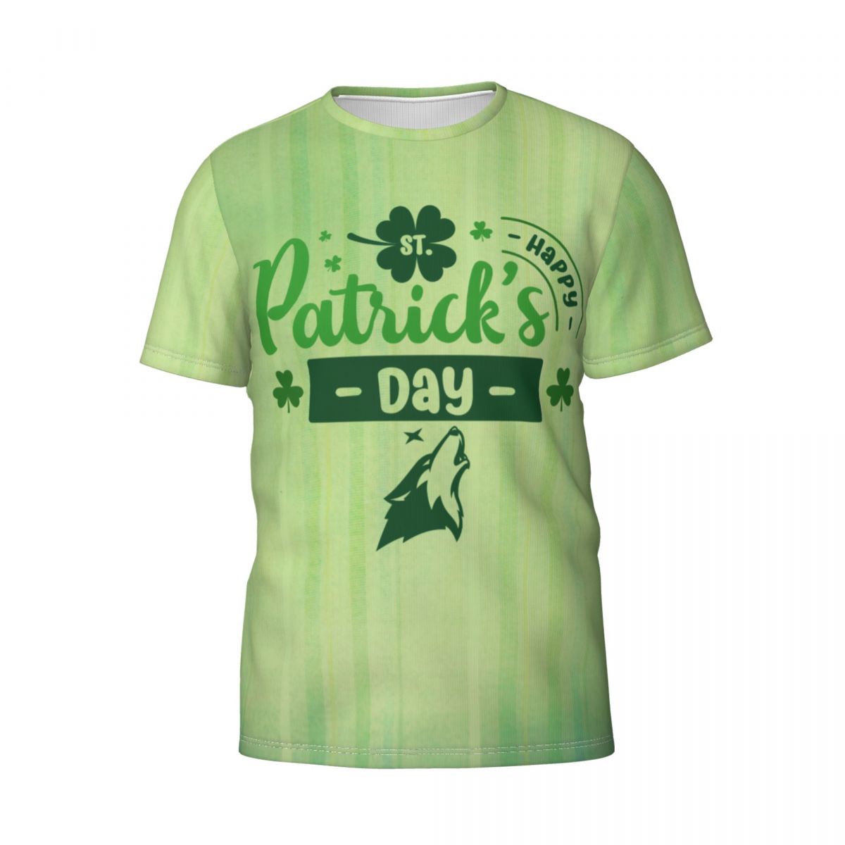 Minnesota Timberwolves Happy Patrick's Day Quote Short-Sleeve Men's T-Shirt