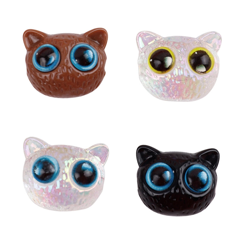 10 PCS/Package Arylic Cat Beads