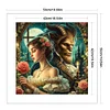 Beauty And Beast-18CT Stamped Cross Stitch 50*50cm/19.69*19.69in tapestrymarket
