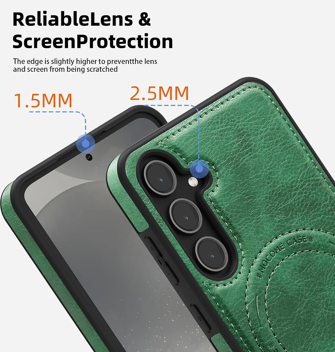 Samsung Galaxy Z Fold 6 Leather Case Magnetic Protective Case Holder Phone Case