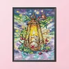 Winter Lantern-14CT Stamped 2 Strands Cross Stitch 21*30cm/8.27*11.81in(Brand)