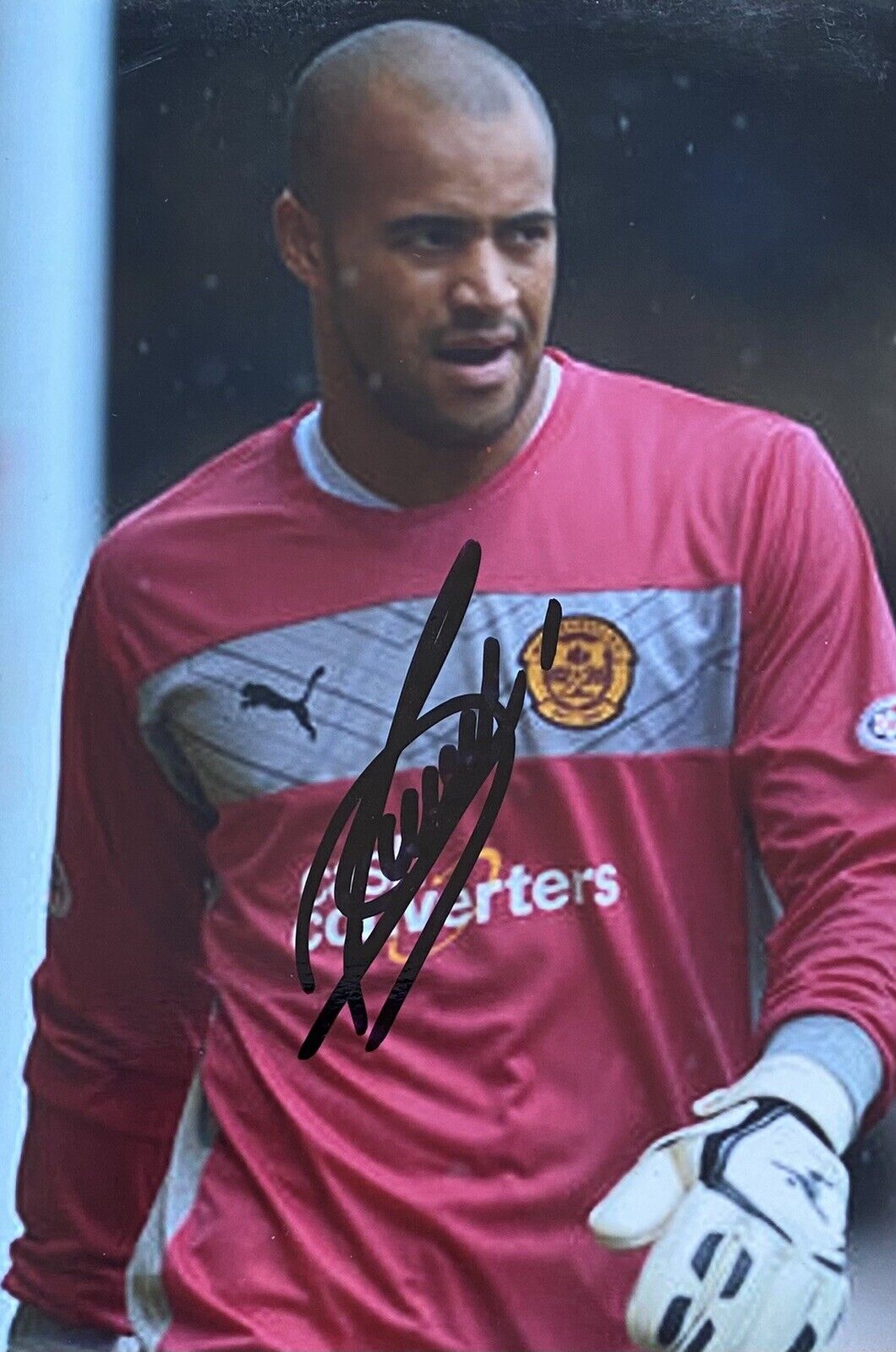 Darren Randolph Genuine Hand Signed Motherwell 6X4 Photo Poster painting 4