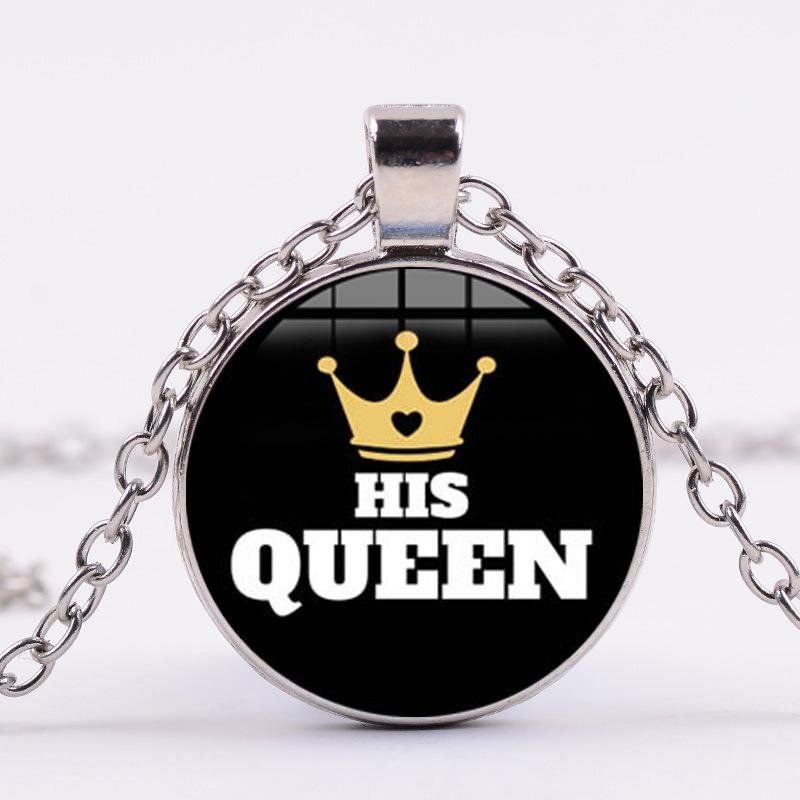 Her King & His Queen Crown Pendant