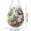 DIY Easter Egg Flower Bird Acrylic Special Shaped Diamond Painting Hanging Pendant