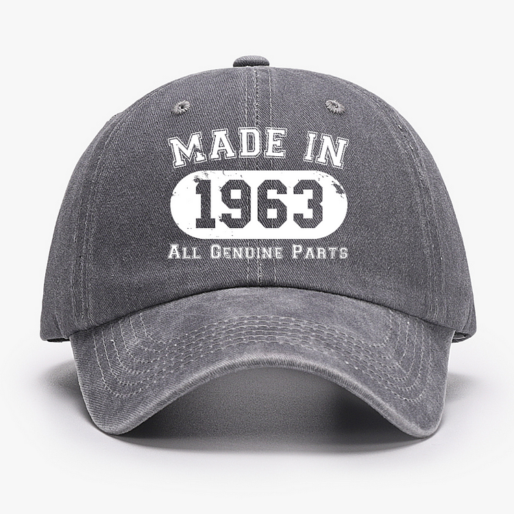 Made In 1963 - All Genuine Parts Hat socialshop